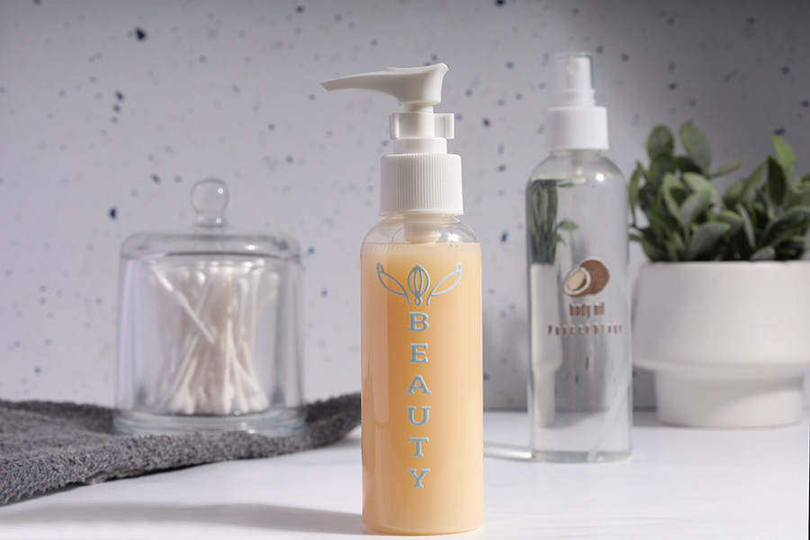 Μπουκάλι 100 ml πλαστικό (PET) με αντλία για σαμπουάν - 12 τμχ-εικόνα_διαστάσεις