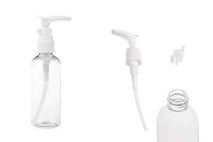 Bouteille en plastique (PET) de 100 ml avec pompe pour shampooing - 12 pcs-εικόνα_προϊοντική