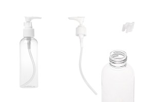 PET-Flasche 150ml mit Pumpe für Schampoo in einer Packung mit 12 Stücken-produktbild