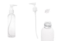 Transparent 200ml PET pump bottle for shampoo, available in a package with 12 pieces-image_product