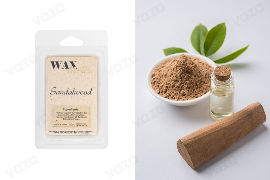 Wax melts me aromë dru sandali (75gr)    -imazh_produkt