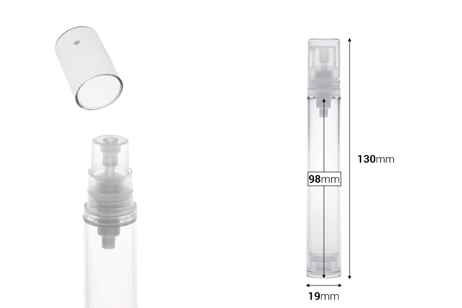 Σωληνάριο airless για κρέμα 17 ml σε συσκευασία των 12 τεμαχίων Σωληνάριο airless για κρέμα 17 ml σε συσκευασία των 12 τεμαχίων
