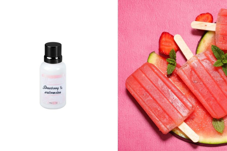 Huile parfumée Fraise et Pastèque 30 ml-photo_produit