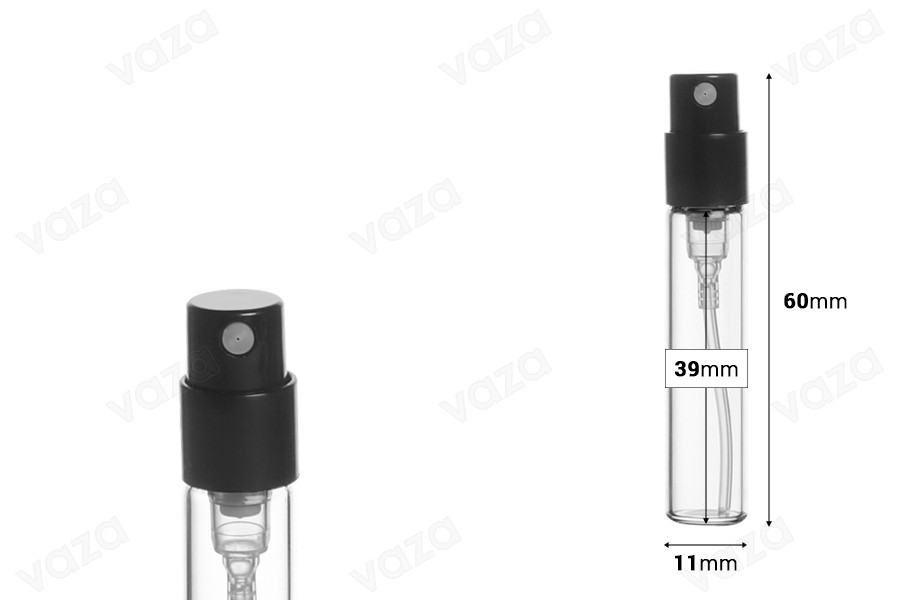 Φιαλίδιο 2,5 ml γυάλινο για tester αρωμάτων Φιαλίδιο 2,5 ml γυάλινο για tester αρωμάτων-εικόνα_διαστάσεις