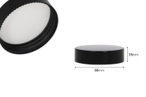 Kunststoffdeckel mit Innendichtung Kunststoffdeckel mit Innendichtung-εικόνα_διαστάσεις