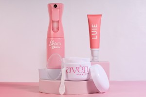 Pot en plastique de 300 ml blanc à double fond avec joint en plastique-εικόνα_σύνθεση