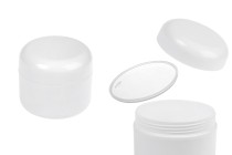 Πλαστικό βάζο 200 ml λευκό, δίπατο με πλαστικό παρέμβυσμα