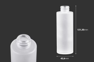 Flacon de sablage en verre de 100 ml pour crèmes et huiles PP 24-εικόνα_διαστάσεις