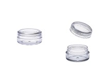 Kavanoz akrilik 5 ml transparent me kapak  - 12 copë-imazh_produkt