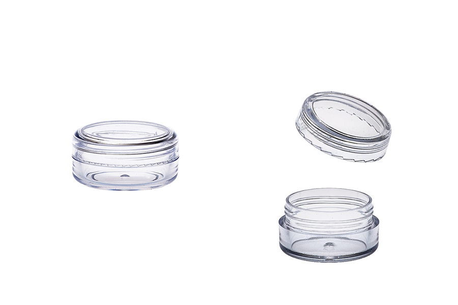 Kavanoz akrilik 5 ml transparent me kapak  - 12 copë-imazh_produkt