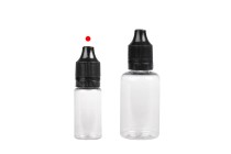 Μπουκαλάκι πλαστικό 10 ml με καπάκι CRC και πλαστικό dropper για ηλεκτρονικό τσιγάρο - 50 τμχ-εικόνα_σύνθεση