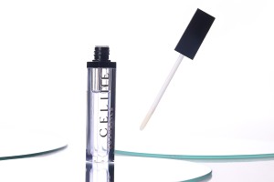 Kuti akrilike për lip gloss 8 ml me kapak në ngjyrë të zezë - 6 copë-imazh_grup