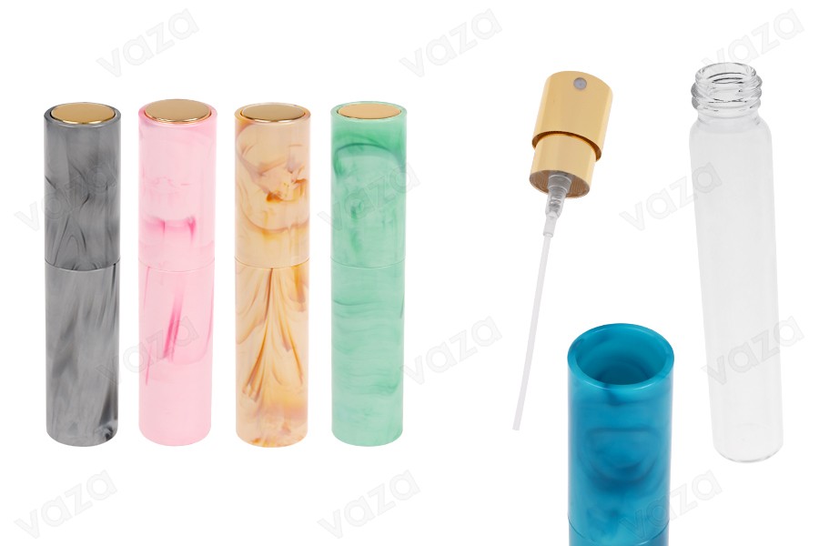10-ml-Parfümflasche mit Glasinnenraum und Drehverschluss-produktbild