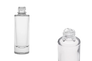 Bottiglia 30 ml in vetro trasparente con collo 18/415-εικόνα_προϊοντική