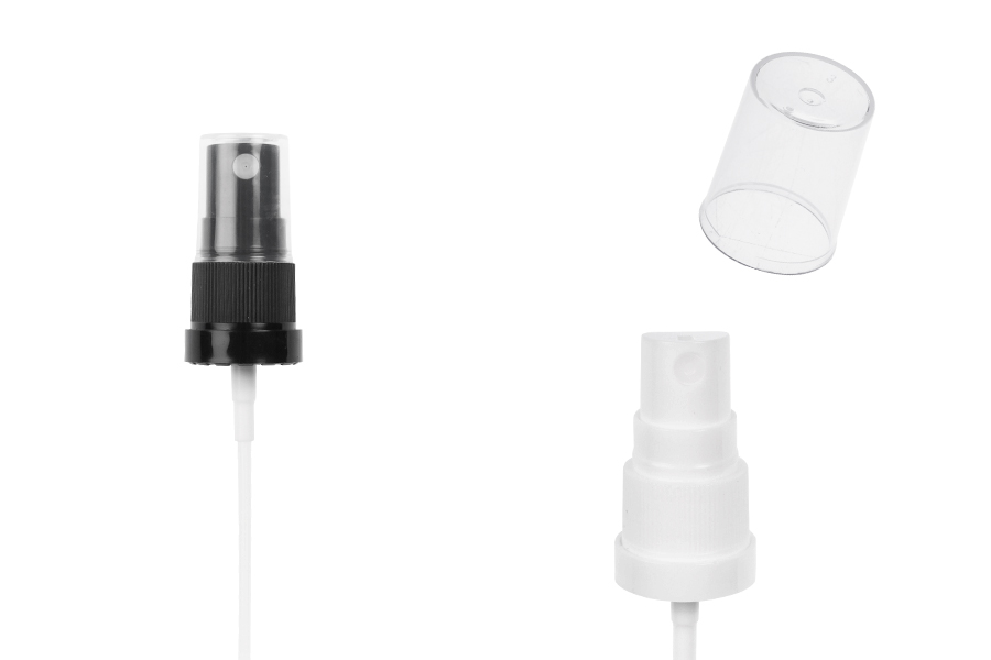 Spray in plastica 18/410 con tappo di sicurezza e tappo in plastica trasparente Spray in plastica 18/410 con tappo di sicurezza e tappo in plastica trasparente-immagine_prodotto