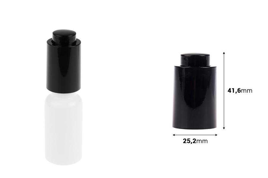 Tappo in alluminio con pulsante per contagocce da 5 a 100 ml-dimensioni_immagine