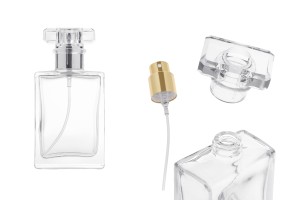 Parfümflasche aus Glas, 30 ml, transparent, mit Sprühkopf und Verschluss-εικόνα_προϊοντική
