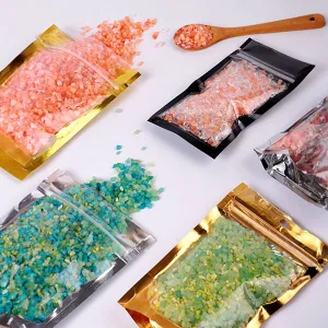 Sachets en aluminium avec fermeture à glissière 