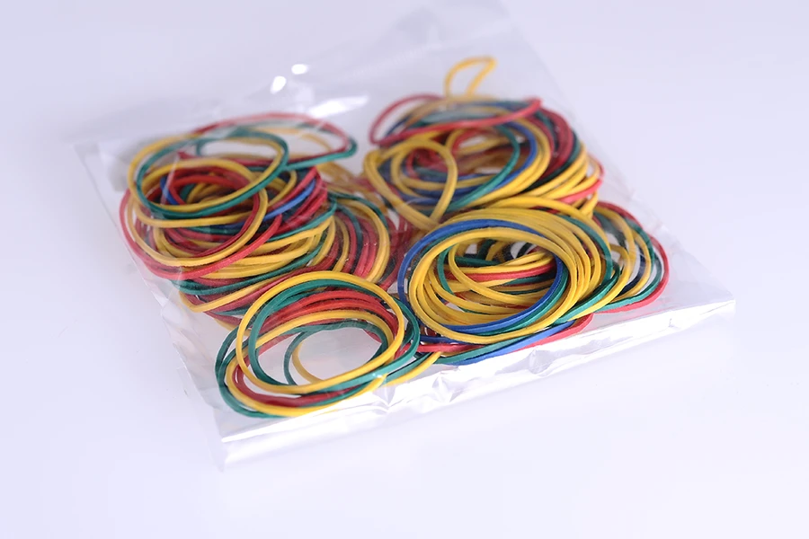 Elastici in vari colori 40 mm - confezione comprende 120 pezzi