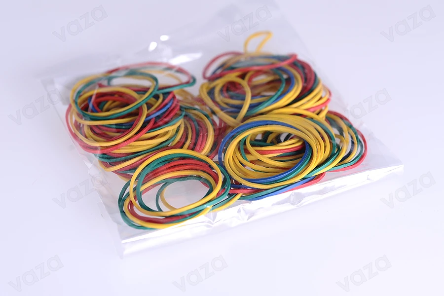 Gummimehrfarbendurchmesser 40 mm - Paket enthält etwa 120 pcs Gummimehrfarbendurchmesser 40 mm - Paket enthält etwa 120 pcs-bildabmessungen
