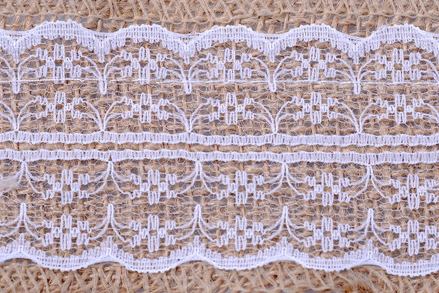 Shirit jute me dantellë të bardhë gjerësi 65 mm - 5 m/ copë-imazh_dimensione