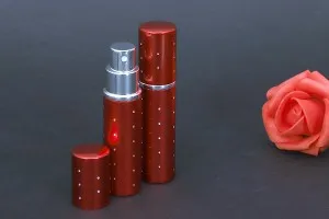 Vaporisateur de parfum de 10 ml en verre dans un étui en aluminium avec strass-6
