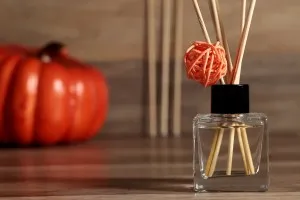 Square 50ml glass diffuser bottle without sticks-5