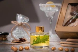 Cylindrical 100ml glass diffuser bottle with PP28 finish-6