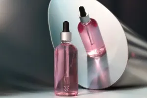 Γυάλινο μπουκαλάκι για αιθέρια έλαια 100 ml διάφανο με στόμιο PP18-3