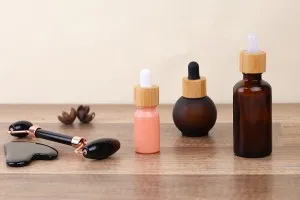 Anneau en plastique avec revêtement en bois pour compte-gouttes de 5 à 100 ml-5