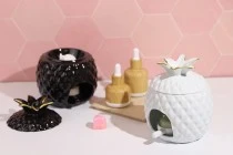 Ceramic burner for wax melts and oils