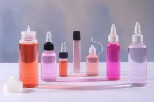 100ml pen shape PET dropper with white unicorn twist off cap for e-cigarettes - available in a package with 50 pcs-3