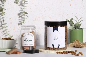Βάζο για άλατα μπάνιου 750 ml πλαστικό διάφανο με μαύρο καπάκι 100x120 mm-3