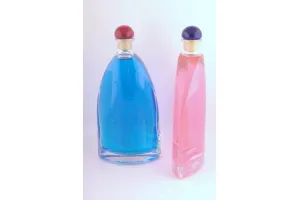 Stylish 500ml glass bottle for olive oil and spirits-6