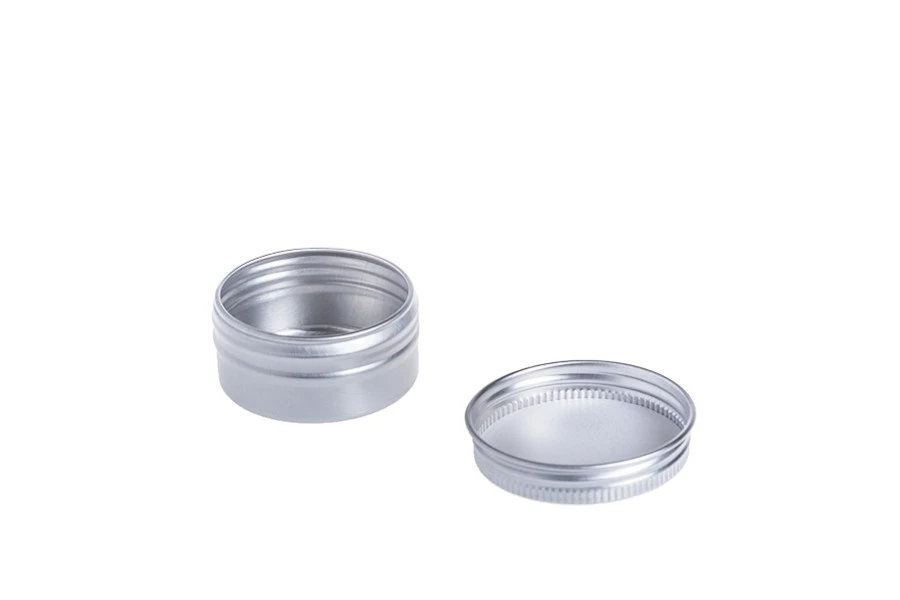 Pot en aluminium pour crème de 15ml - 12 pcs Pot en aluminium pour crème de 15ml - 12 pcs