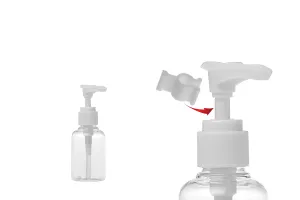PET-Flasche 50ml mit Pumpe für Schampoo in einer Packung mit 12 Stücken-3