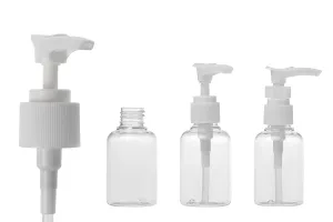 PET-Flasche 50ml mit Pumpe für Schampoo in einer Packung mit 12 Stücken-7