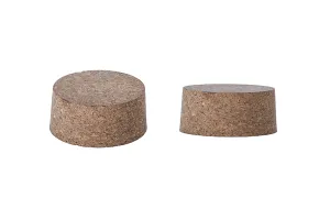 Sughero naturale  a forma conica di dimensioni 30x70/65 mm - per becuccio T.O. 77-1