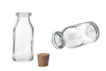 Γυάλινο μπουκαλάκι φαρμακείου 15 ml με κωνικό φελλό