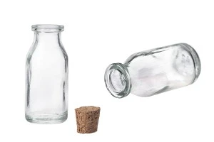 15ml pharmacy glass bottle with cone cork-2