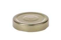 Metal Cap T.O. 63 Deep in gold with a seal button Metal Cap T.O. 63 Deep in gold with a seal button