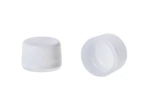 White plastic screw cap PP28 tamper-evident-1
