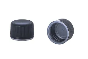 Black plastic cap with safety PP28 - 20 pcs-1