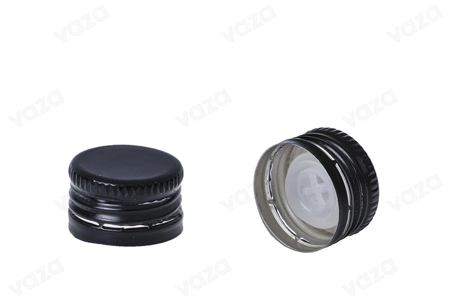 Aluminum pre-threaded screw cap PP24 with flow control in various colors Aluminum pre-threaded screw cap PP24 with flow control in various colors-image_group