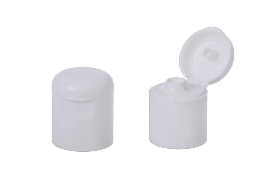 Capsule en plastique blanche flip top  PP24 / 415