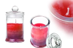 Small 150ml glass storage jar with airtight glass cap-7