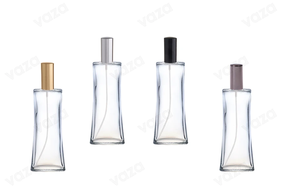 Flacon de parfum en verre ovale de 100 ml (18/415) Flacon de parfum en verre ovale de 100 ml (18/415)-photo_groupe