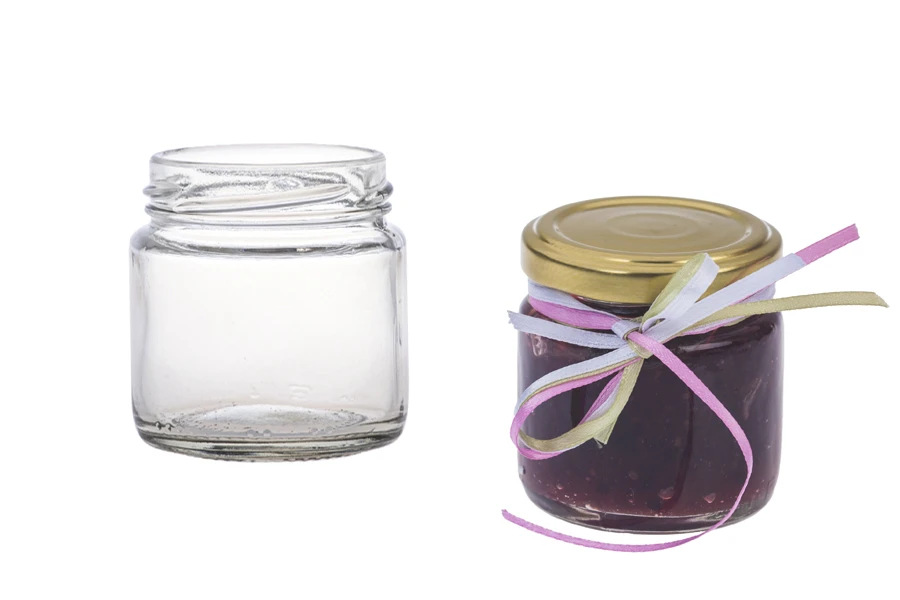 Μπομπονιέρες βαζάκι στρογγυλό 106 ml *