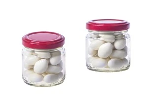 Μπομπονιέρες βαζάκι στρογγυλό 106 ml *-3