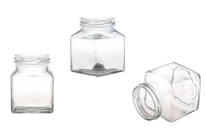 Barattolo quadrato per miele e caffè 212ml TO 58-1